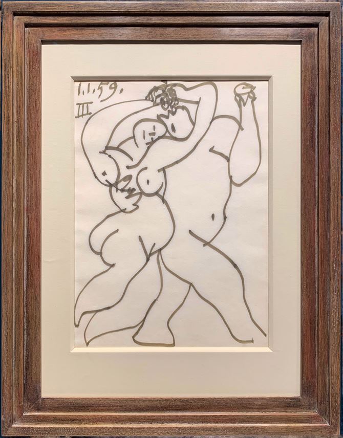 Pablo Picasso - Embracing Couple (Couple enlacé) III | MasterArt